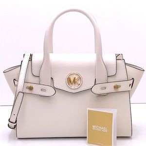 MICHAEL KORS
Carmen Medium Flap Belted Satchel
OPTIC WHITE COLOR